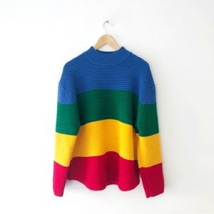 UNIF Oversized Colorblock Sweater